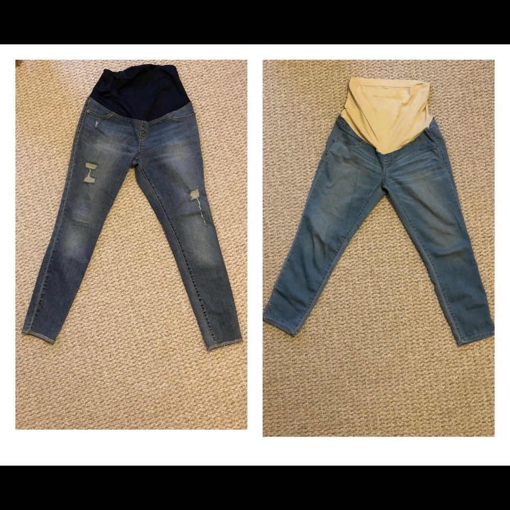 2 pair bundle Maternity jeans